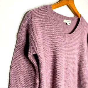 Madewell Chronicle Texture Pullover Knit Sweater Women's Size XXS